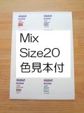 Lizbeth 台紙　Mix91色  #20 色見本付