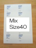 Lizbeth 台紙　Mix91色  #40