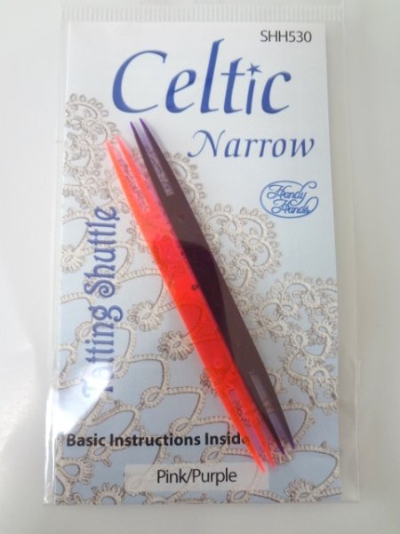 画像1: Celtic Acrylic Shuttle Purple & Pink (1)