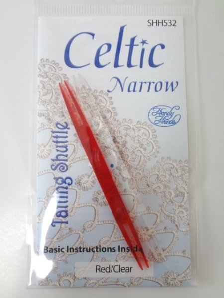 画像1: Celtic Acrylic Shuttle Red & Clear (1)