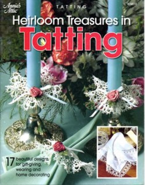 画像1: Heirloom Treasures in Tatting (Annies Attic) (1)