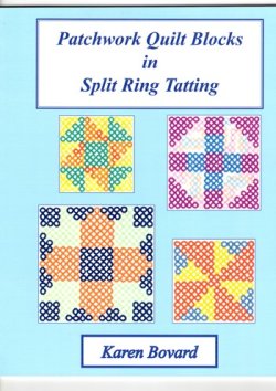 画像1: Patchwork Quilt Blocks in Split Ring Tatting