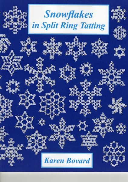 画像1: Snowflakes in Split Ring Tatting (1)